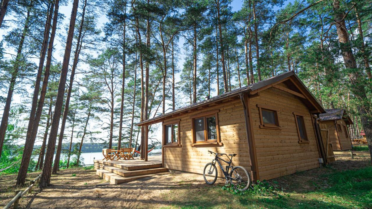 Sloneczny Domek Borsk Nr 2 I 15 - Nad Samym Jeziorem W Pierwszej Linii ภายนอก รูปภาพ
